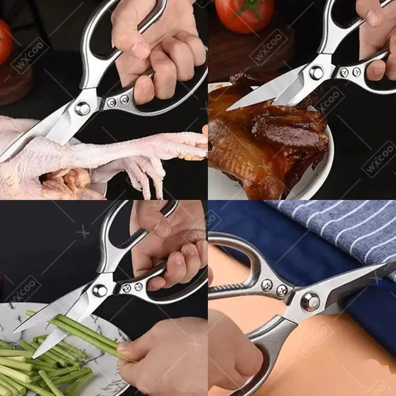 China China Japanese Kitchen Scissors Knife Set Stainless Steel Butcher Knife Cooking Chef Knives for Duck Fish Chicken Bone Scissors
