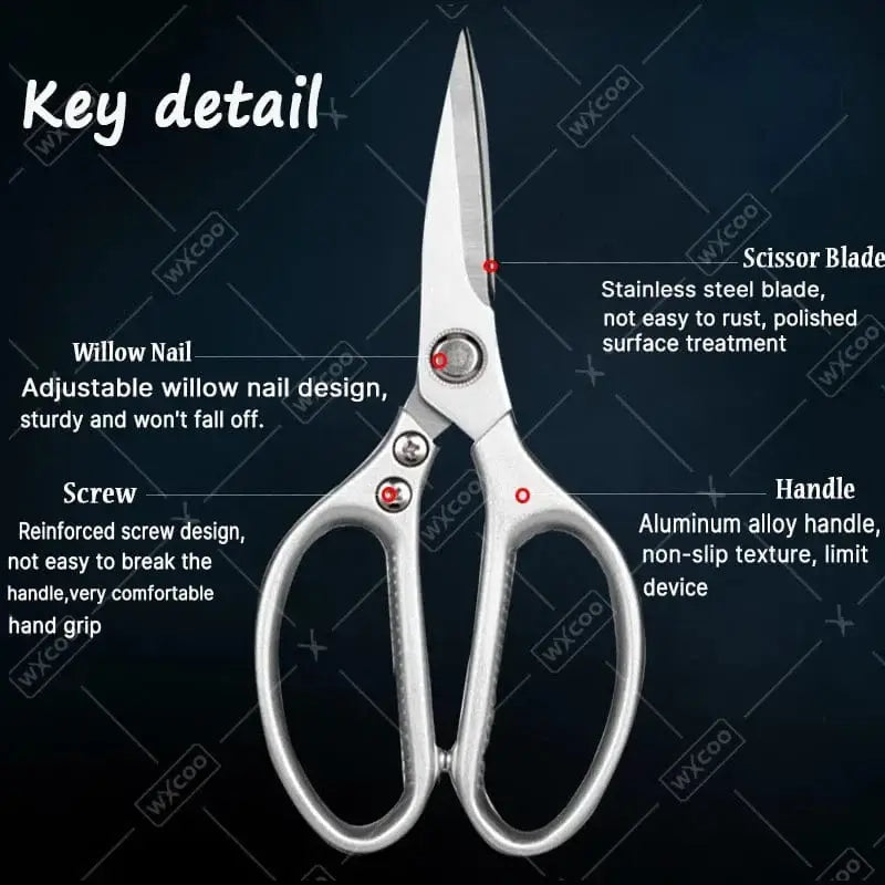 China China Japanese Kitchen Scissors Knife Set Stainless Steel Butcher Knife Cooking Chef Knives for Duck Fish Chicken Bone Scissors