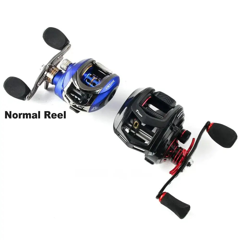 China China JOHNCOO Fishing reel MT200 Bait Casting Reel Big Game 13kg Max Drag jigging Fishing Reel 11+1 BB 7.1:1 Baitcasting reel