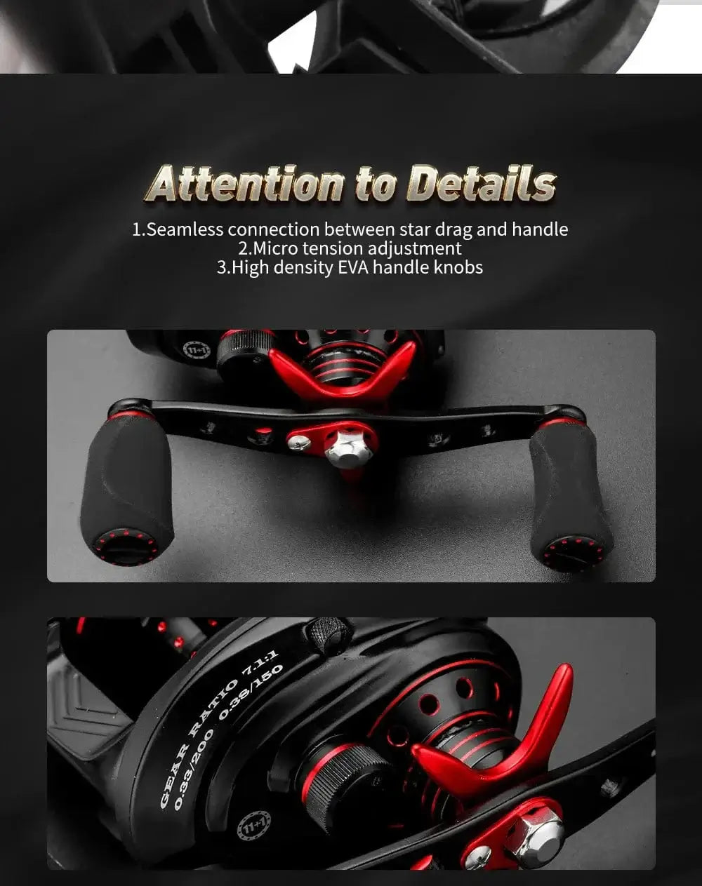 China China JOHNCOO Fishing reel MT200 Bait Casting Reel Big Game 13kg Max Drag jigging Fishing Reel 11+1 BB 7.1:1 Baitcasting reel