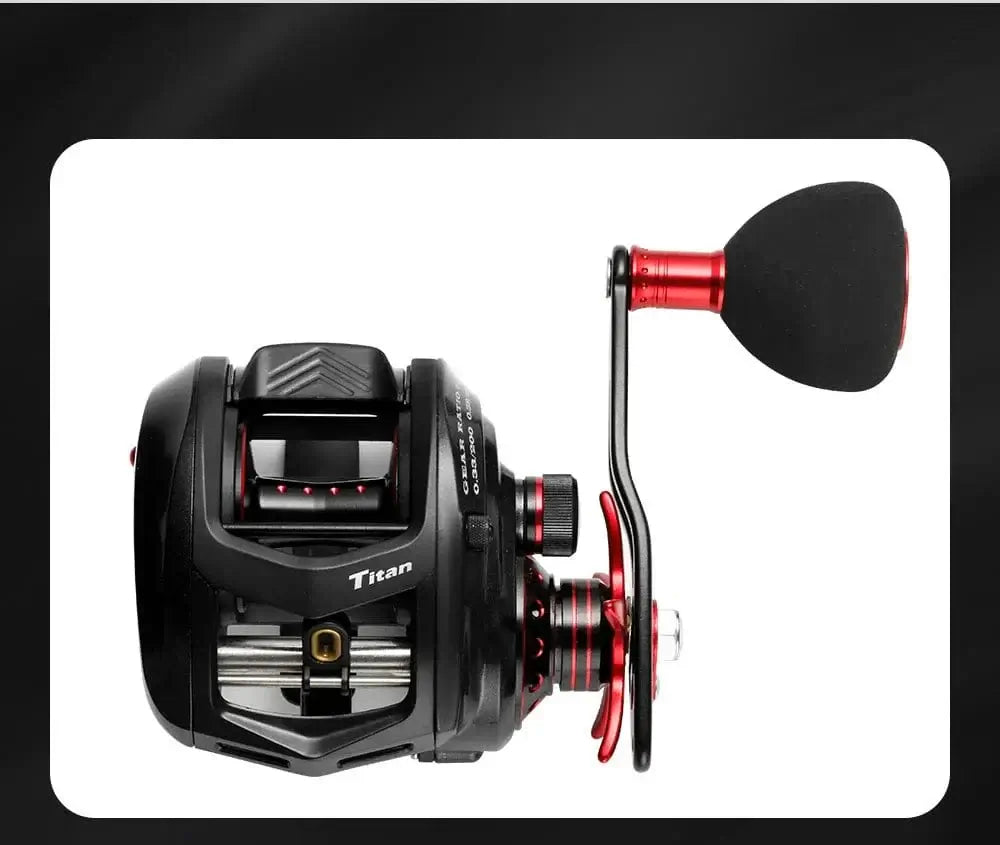 China China JOHNCOO Fishing reel MT200 Bait Casting Reel Big Game 13kg Max Drag jigging Fishing Reel 11+1 BB 7.1:1 Baitcasting reel
