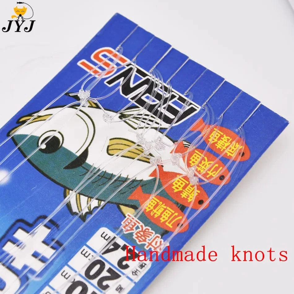 China China JYJ 10 hooks Sabiki rig for mackerel,sardine,red-eye herring ,maasbanker and shad ,deep water sabiki vertical lure hook