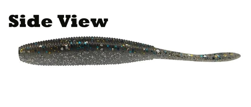 China China KESFISHING Artificial Silicone Soft Baits Drive Shad 4" Bass Pike Shrimp Scented Salts Pesca Fishing Lures Tackle