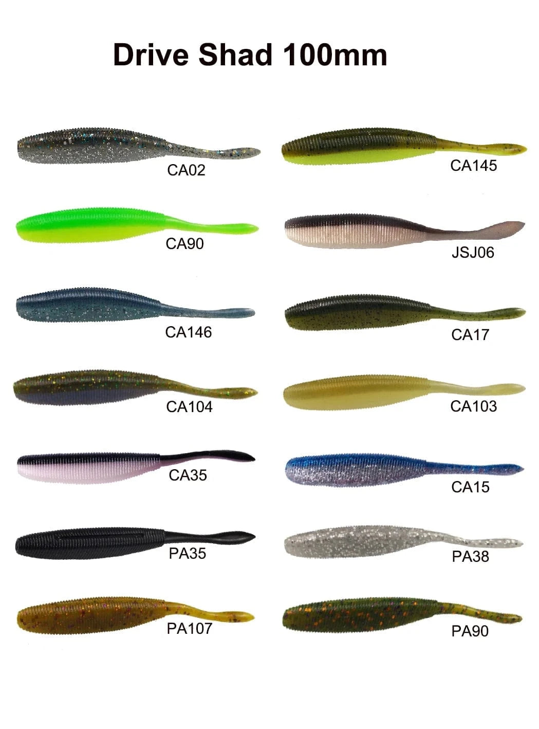 China China KESFISHING Artificial Silicone Soft Baits Drive Shad 4" Bass Pike Shrimp Scented Salts Pesca Fishing Lures Tackle
