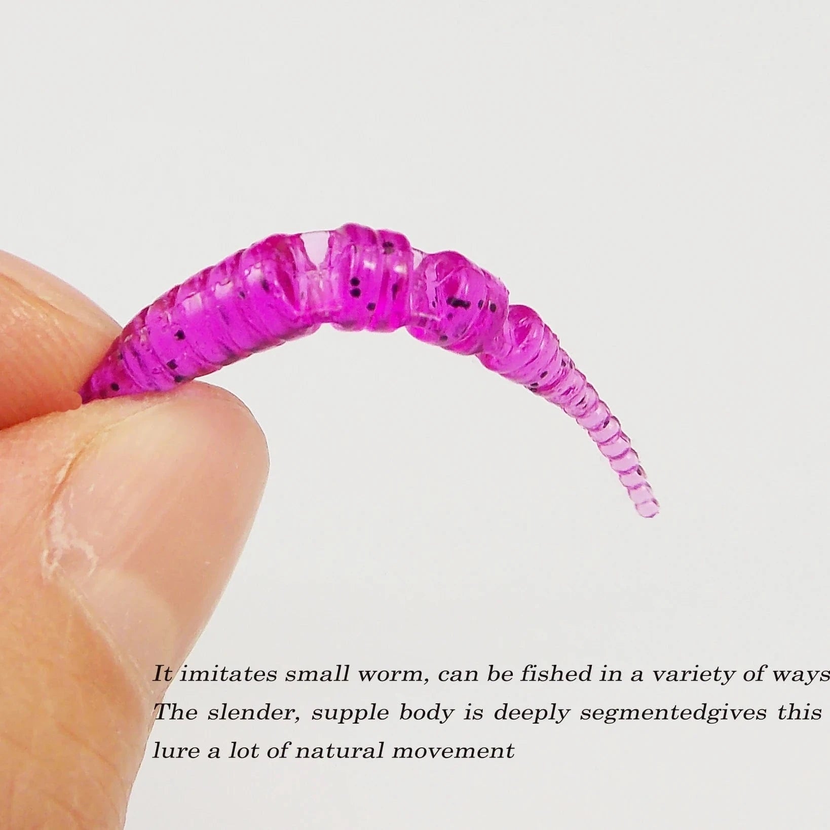 China China KESFISHING Jig Worm Lures Polaris 42mm Pesca Bass Trout Winter Ice Fishing Injection Salts and Scents Soft Baits
