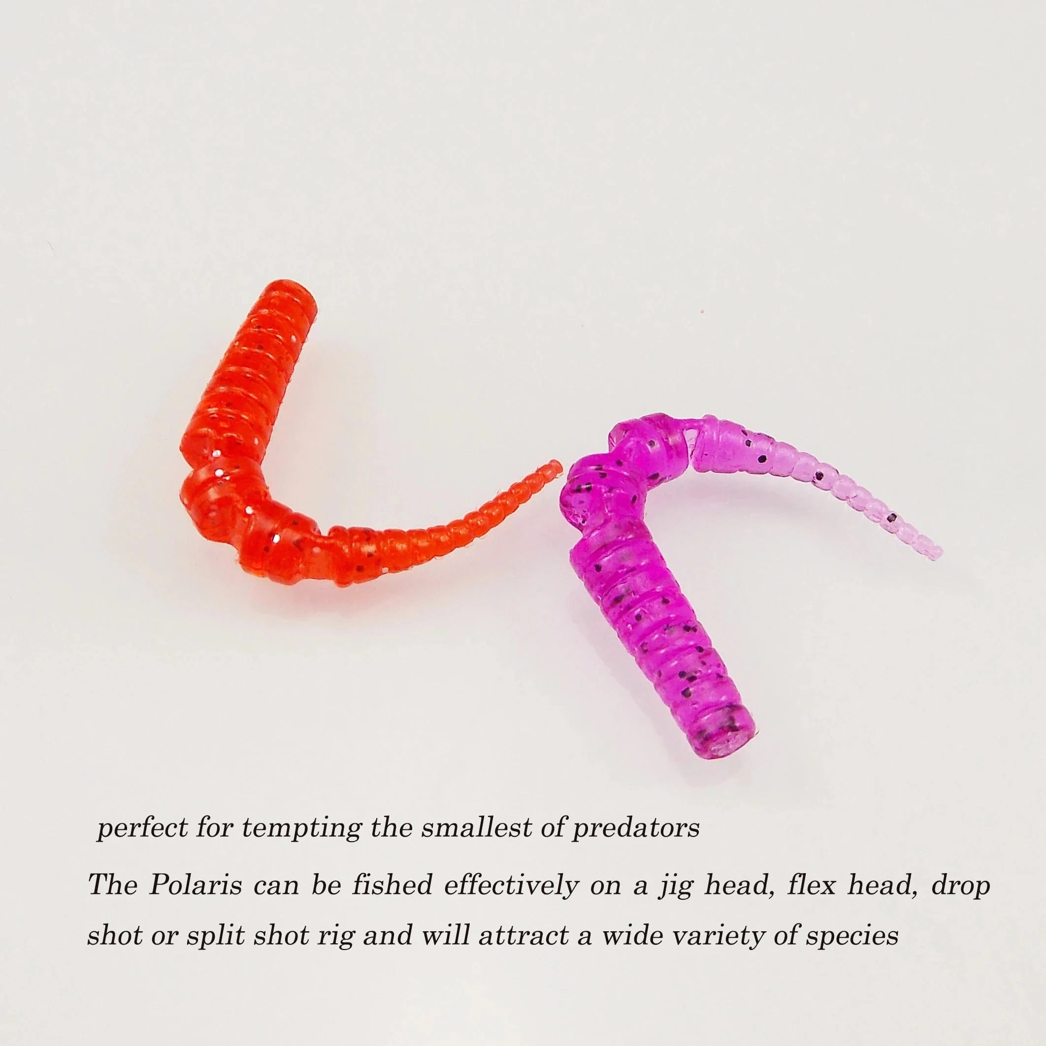 China China KESFISHING Jig Worm Lures Polaris 42mm Pesca Bass Trout Winter Ice Fishing Injection Salts and Scents Soft Baits