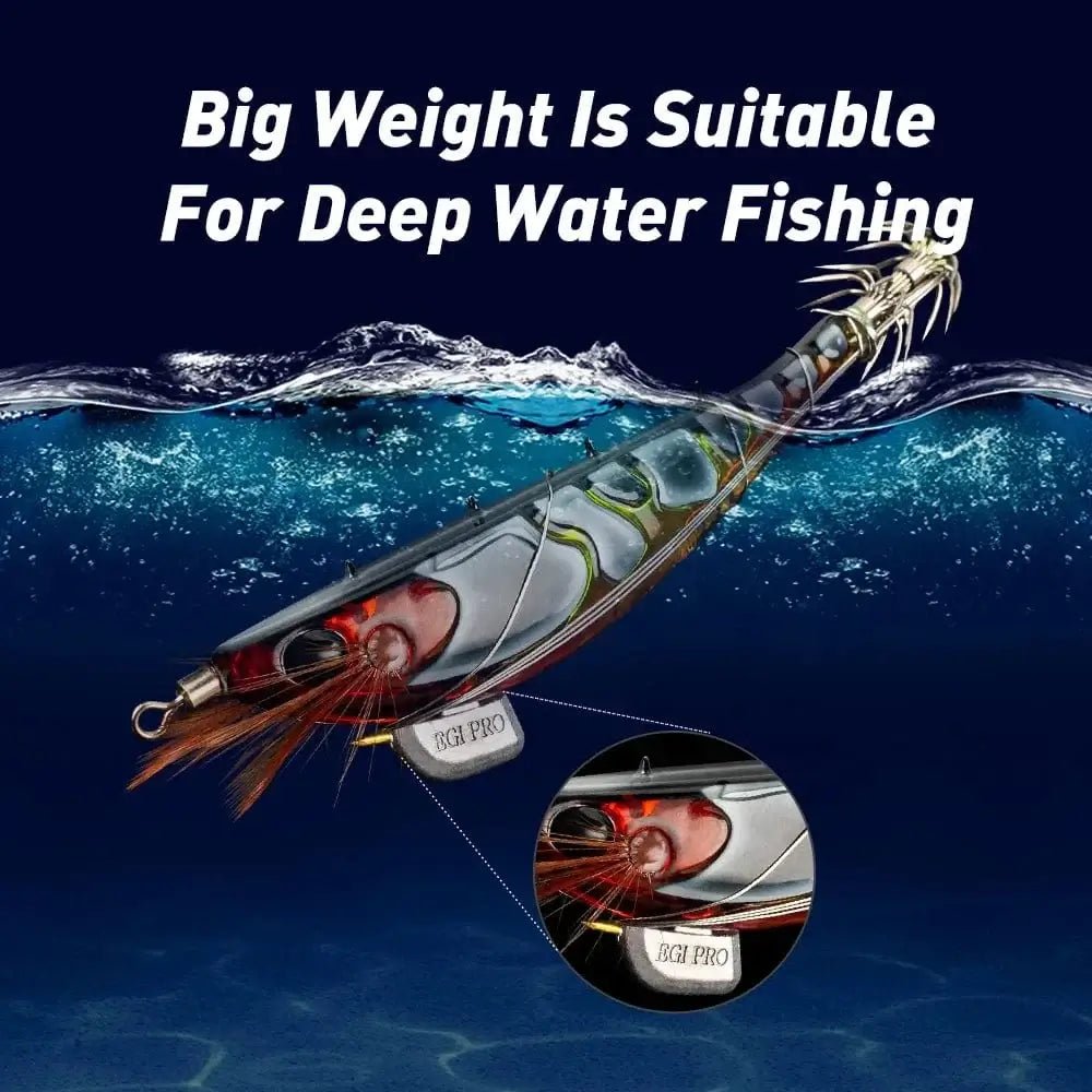 China China Kingdom Fishing Lure Bandag EGI Pro Artificial Bait 100mm 115mm Sinking Luminous Squid Jig Octopus Cuttlefish Sea Fishing Lures