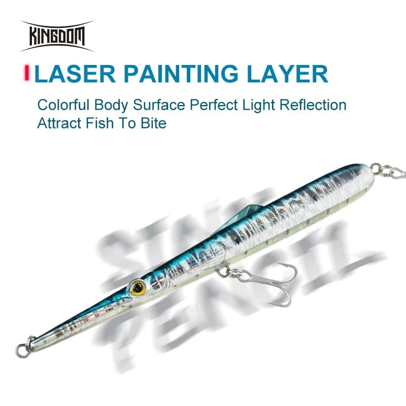 China China Kingdom Sinking Floating Fishing Lures Pencil Hard Wobblers Artificial Baits 11g 13g 30g 40g Fishing Accessories Saltwater Lures