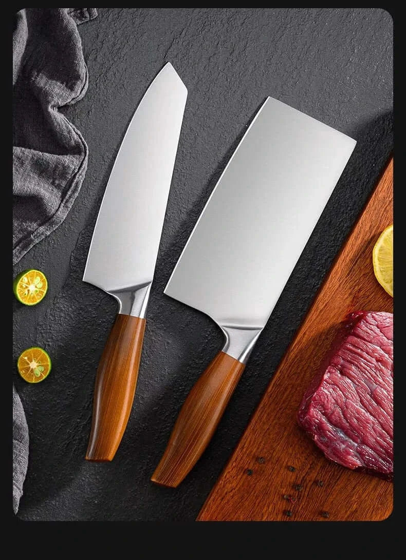 China China Kitchen Knife Stainless Steel Slicing Cleaver Japanese Chef Fish Cutting Vegetables Meat Cooking Knives Set Tools Kitchen Knives
