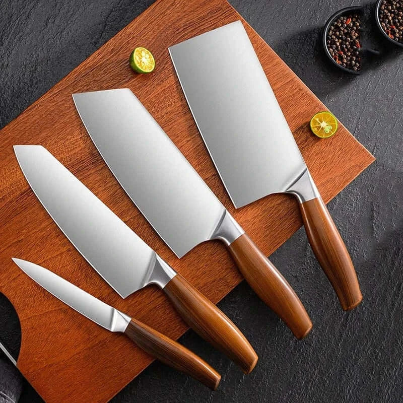China China Kitchen Knife Stainless Steel Slicing Cleaver Japanese Chef Fish Cutting Vegetables Meat Cooking Knives Set Tools Kitchen Knives