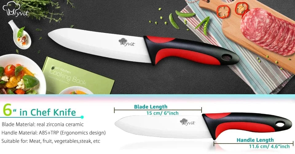 China China Kitchen Knives Ceramic Knife Set 3 4 5 6 inch Chef Knife Stand Holder Utility with Peeler Fruit Vegetable White Blade Anti-slip