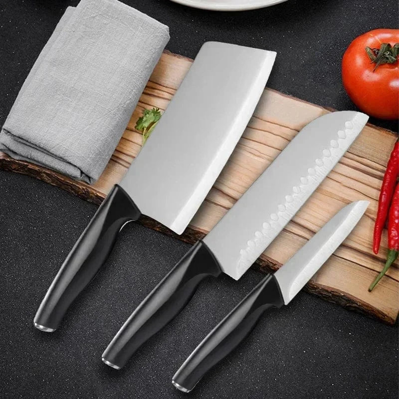 China China Kitchen Knives Set With Holder Scissorse