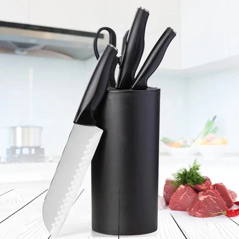 China China Kitchen Knives Set With Holder Scissorse