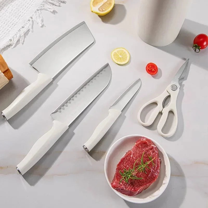 China China Kitchen Knives Set With Holder Scissorse