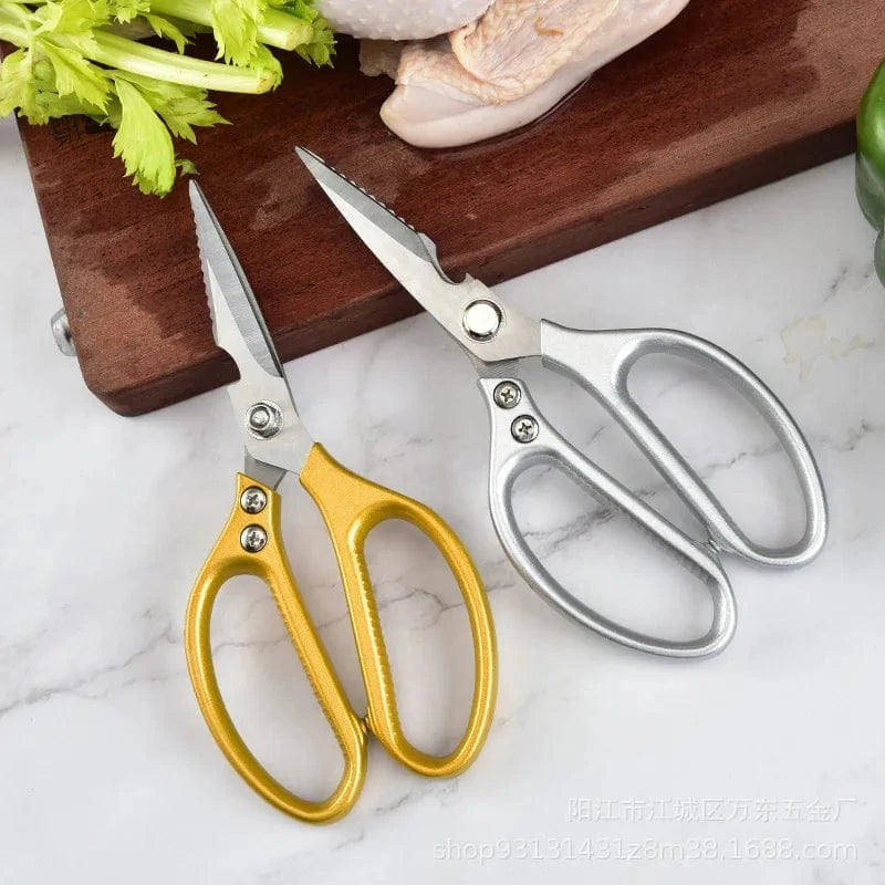 China China Kitchen Scissors Multifunctional Stainless Steel Food Scissors Chicken Bone Meat Fishing  Crab Greens Cutting Trimming Scissors