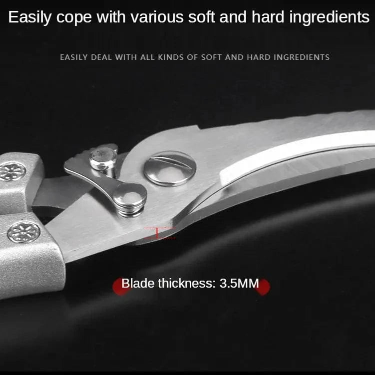 China China Kitchen Scissors Multifunctional Stainless Steel Food Scissors Chicken Bone Meat Fishing  Crab Greens Cutting Trimming Scissors