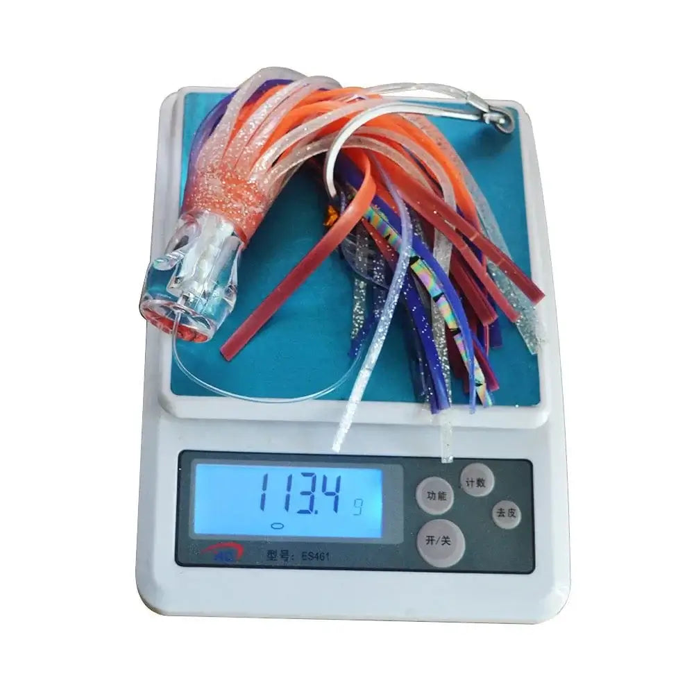 China China Kmucutie Set of 6 pcs 9 inch / 7 inch trolling Lure Marlin Tuna Dolphin Shark Big Game deep sea Fishing Lures Included Mesh Bag