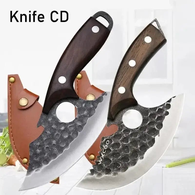 China China Knife CD WXCOO Professional Kitchen Knives Hand Forged Boning Knife Stainless Steel Fruit Paring Knife Meat Cleaver Butcher Slicing Knife