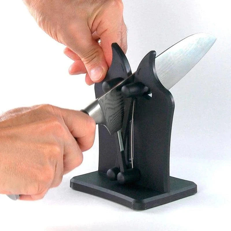 China China Knife Sharpener Household Multi-Functional Hand-Held Black Sharpening Stone Safe Sharpening Kitchen Tools Kitchen Supplies