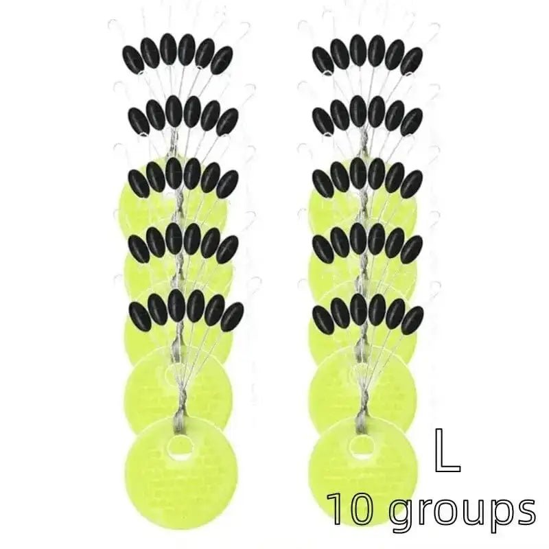 China China L Beans 60pcs 10 Group Resistance Space Beans Stopper Not To Hurt The Line Vertical Beans Carp Fishing Tackle Accessories
