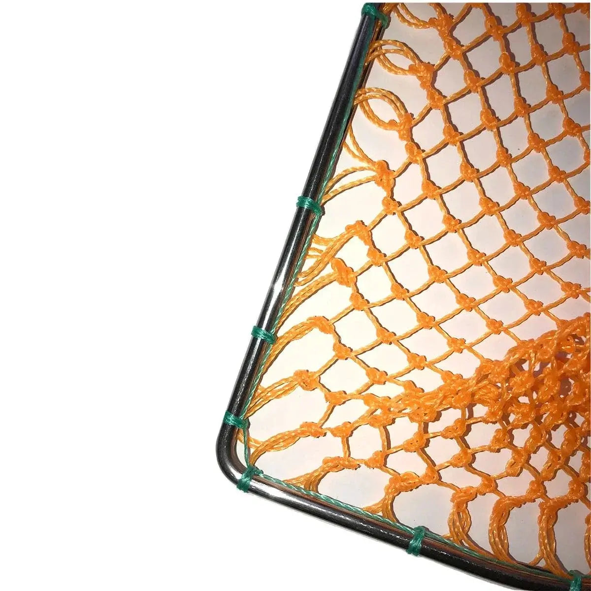 China China Landing Net for Fihsing Replace Head Flat Solid Stainless Steel Ring Light Depth Strong Nylon Net Fishing Accessory 25cm-40cm