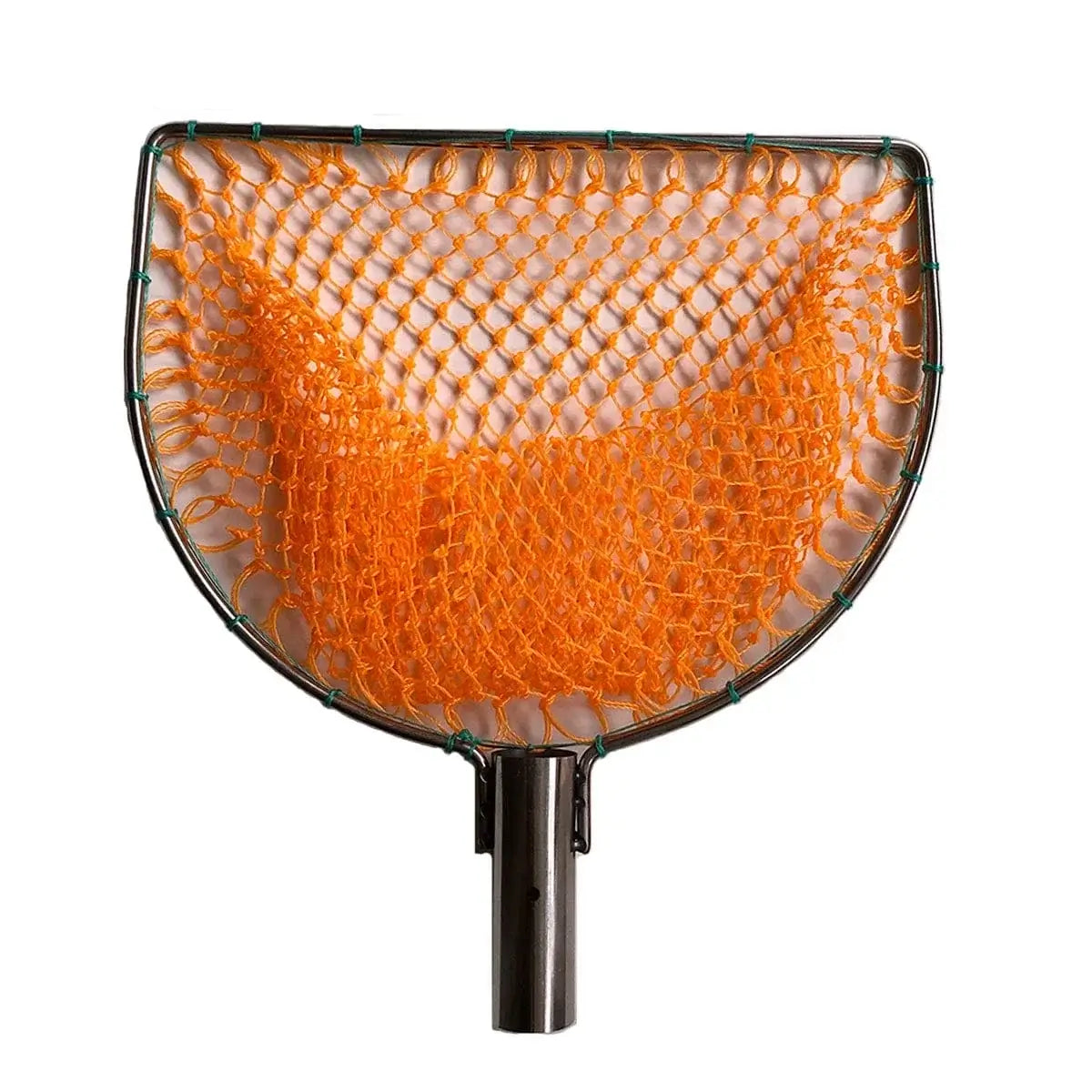 China China Landing Net for Fihsing Replace Head Flat Solid Stainless Steel Ring Light Depth Strong Nylon Net Fishing Accessory 25cm-40cm