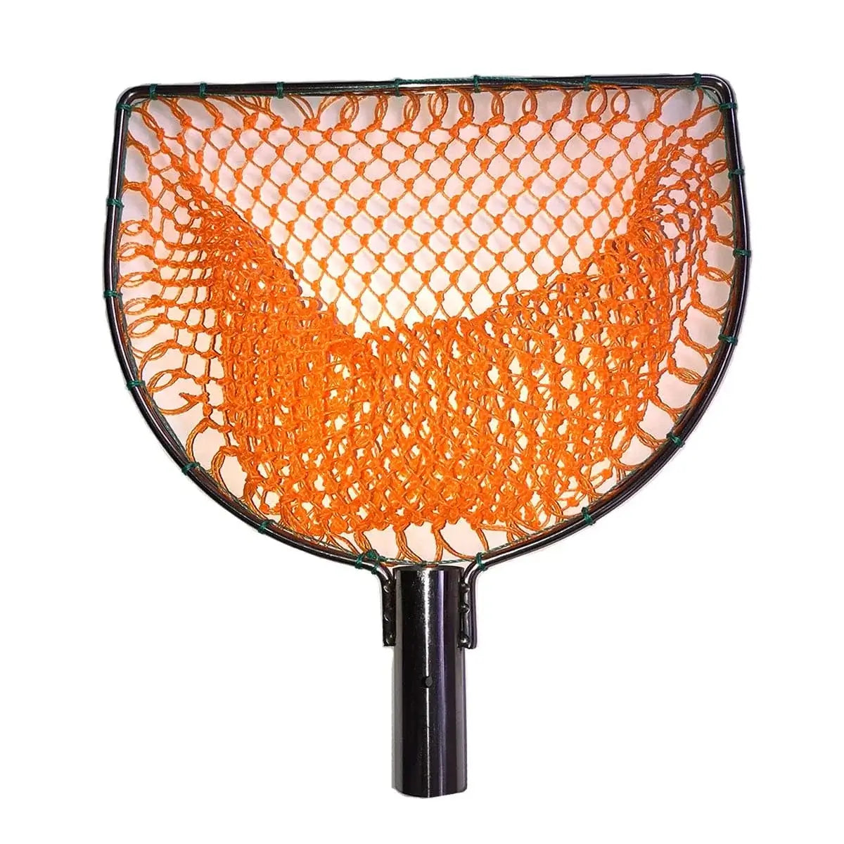 China China Landing Net for Fihsing Replace Head Flat Solid Stainless Steel Ring Light Depth Strong Nylon Net Fishing Accessory 25cm-40cm