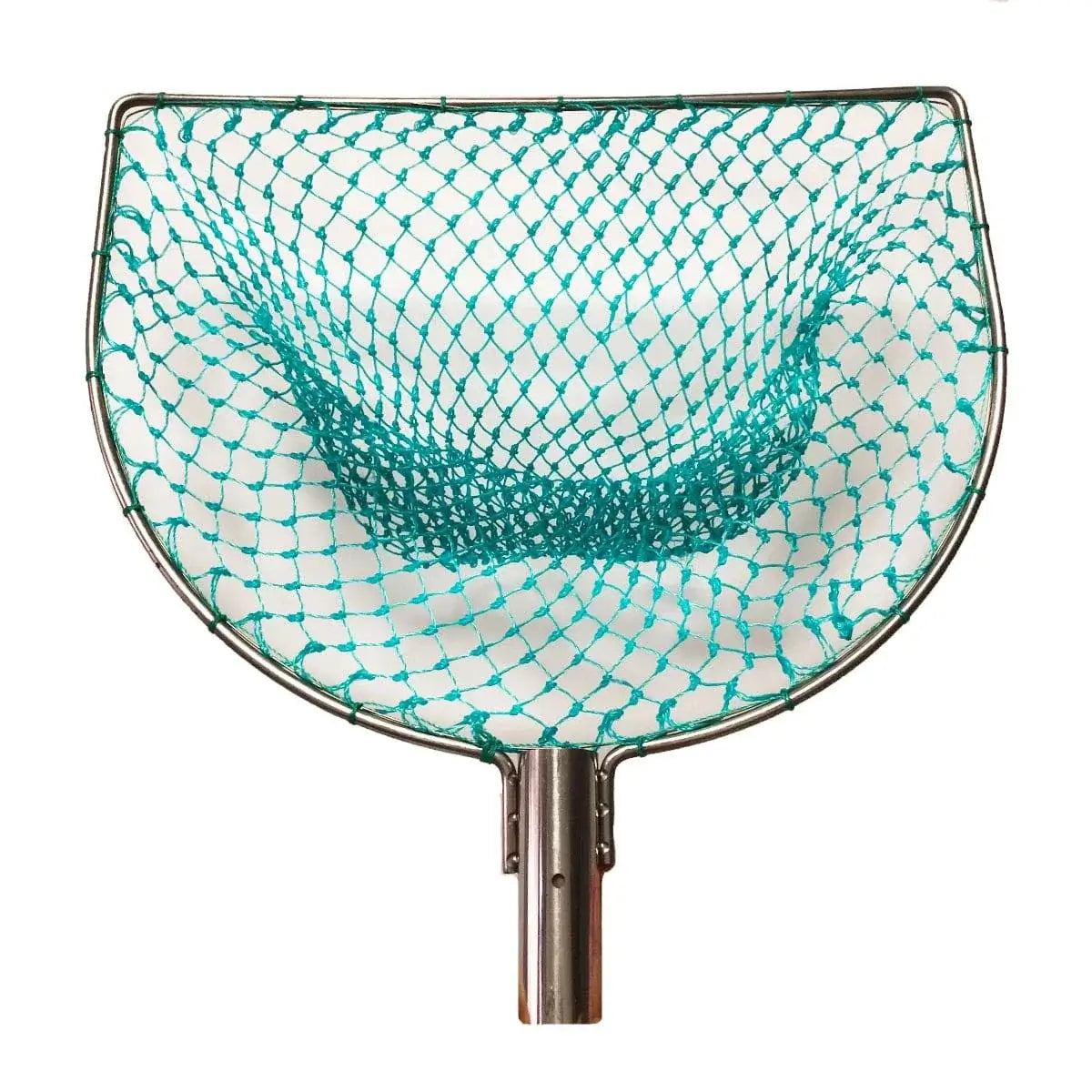 China China Landing Net for Fihsing Replace Head Flat Solid Stainless Steel Ring Light Depth Strong Nylon Net Fishing Accessory 25cm-40cm