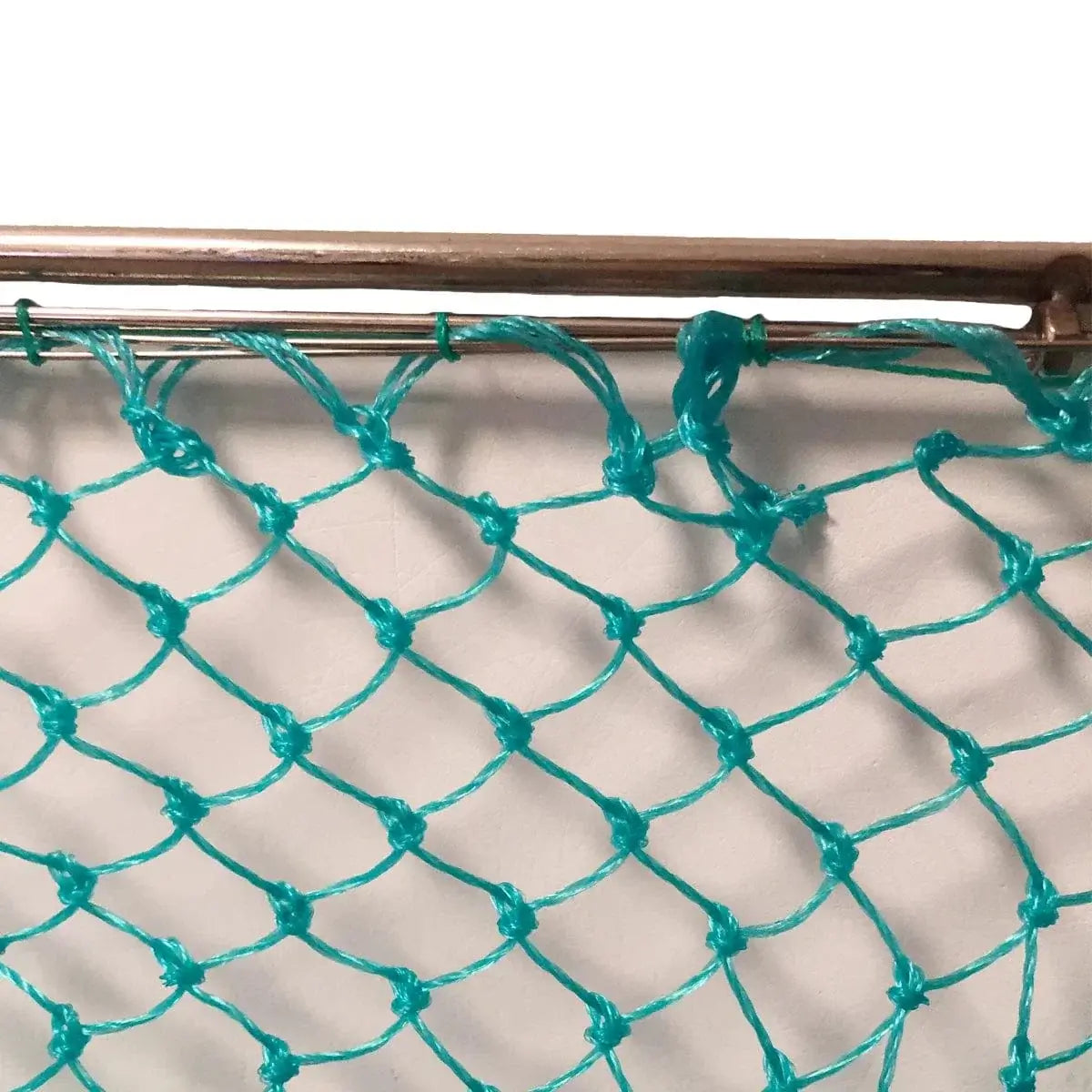 China China Landing Net for Fihsing Replace Head Flat Solid Stainless Steel Ring Light Depth Strong Nylon Net Fishing Accessory 25cm-40cm