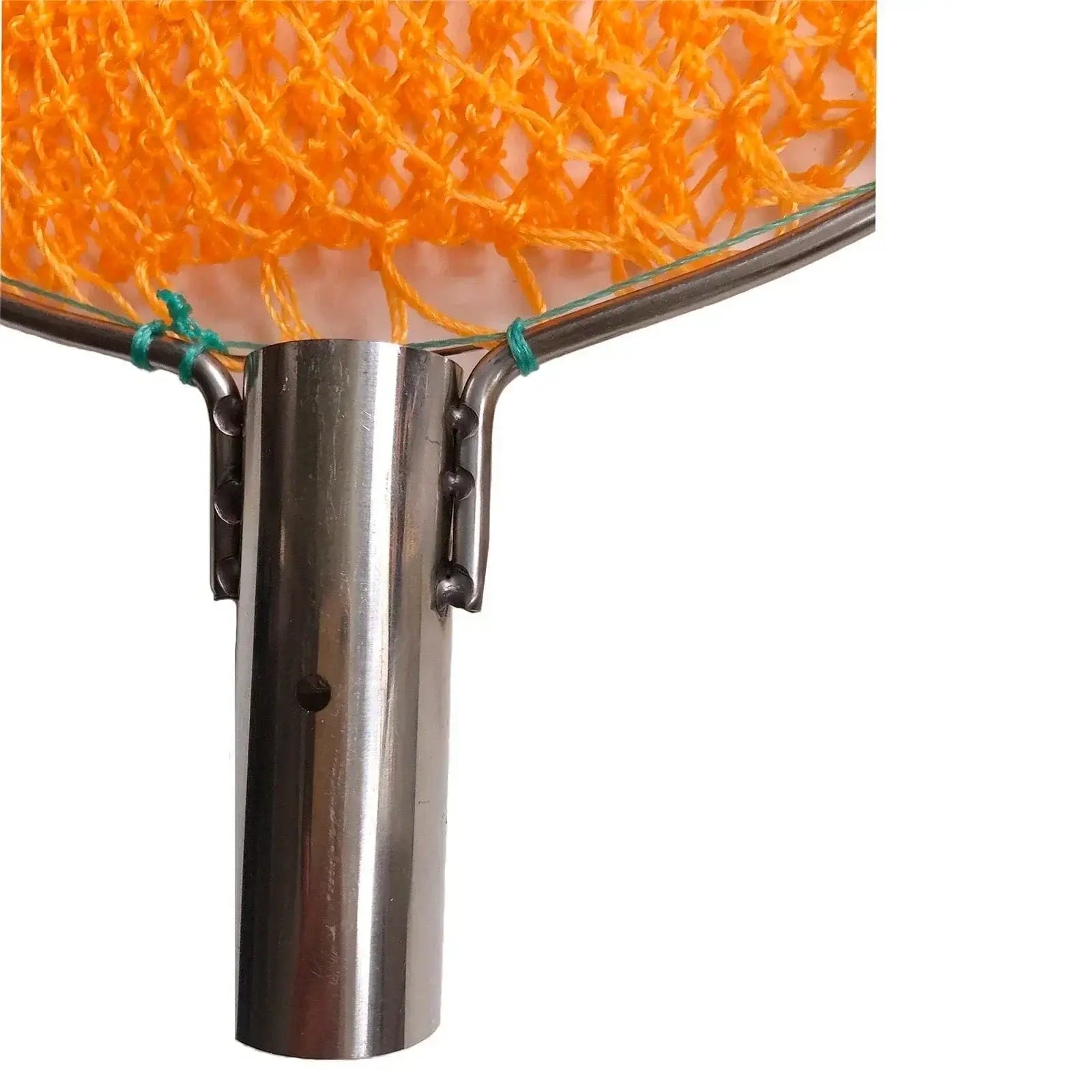 China China Landing Net for Fihsing Replace Head Flat Solid Stainless Steel Ring Light Depth Strong Nylon Net Fishing Accessory 25cm-40cm