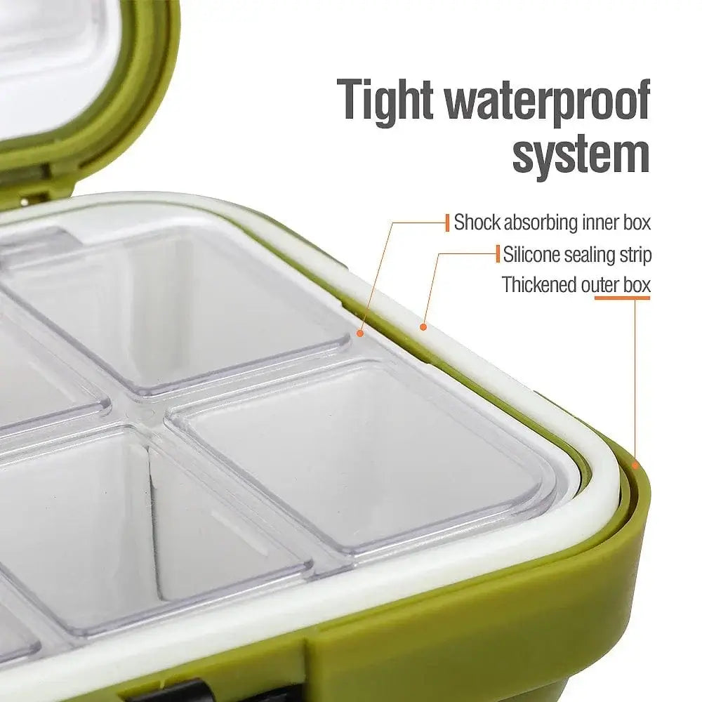 China China Large Capacity 24/28 Grid Fishing Gear Accessories Waterproof sub-Box Fishing Hook Supplies Tool Storage Box Fishing Tackle Box