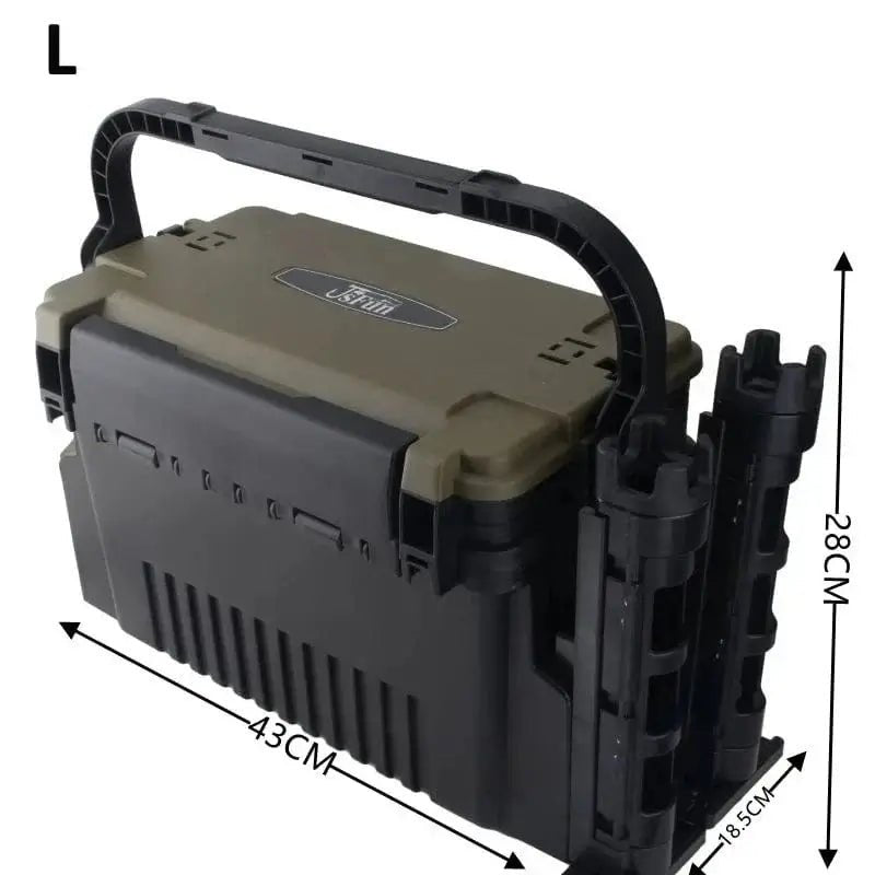 China China Large Fishing Box Organizer Multi-function Lure Live Fish Bucket Thickening Storage Box Fishing Accessories Tackle Box Pesca