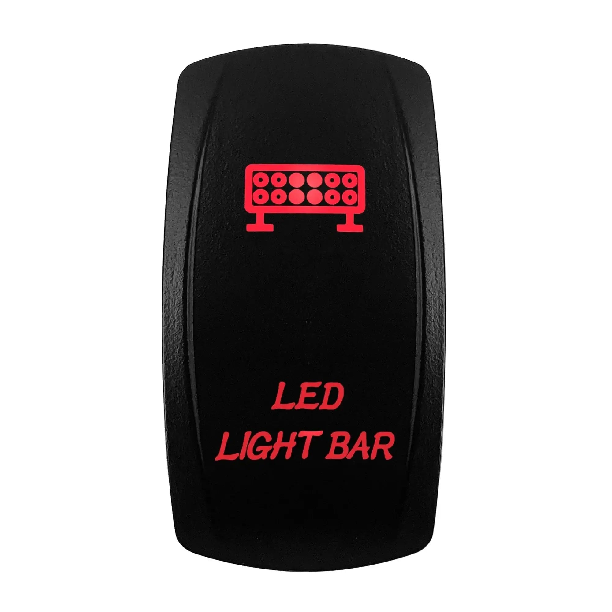 China China LED LIGHT BAR Red Led Light Bar Car Boat Rocker Switch 12V/24V Marine Grade Toggle Switch SPST/DPDT for Polaris Jeep Autosteer Auto Machinery