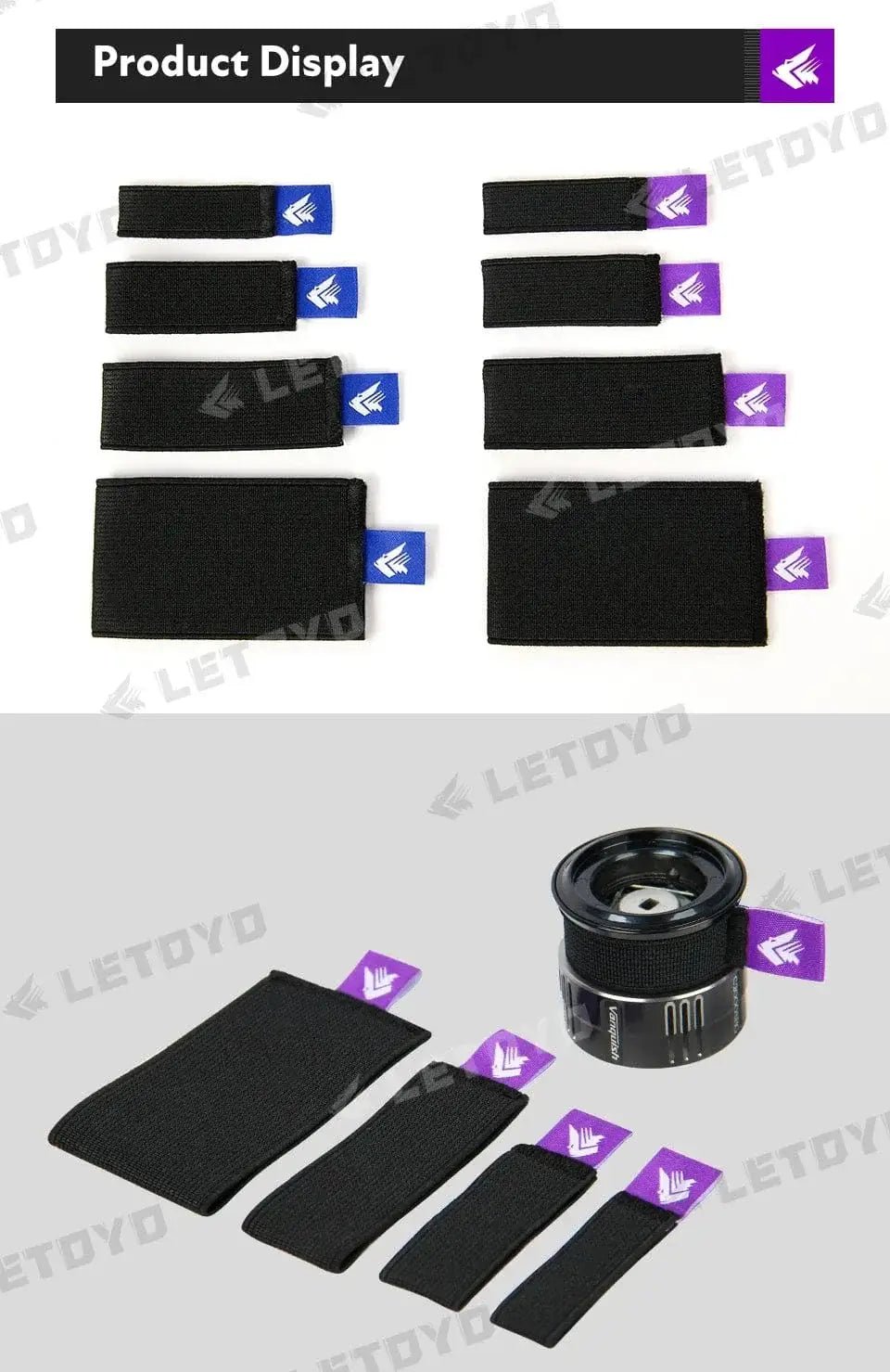 China China LETOYO 4pcs flexible Spinning reel spool  belt with handle Durable fishing Reel  spool Cover fishing Accessories fishing  tool