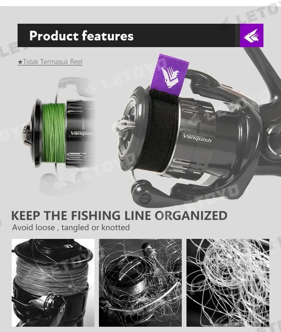 China China LETOYO 4pcs flexible Spinning reel spool  belt with handle Durable fishing Reel  spool Cover fishing Accessories fishing  tool