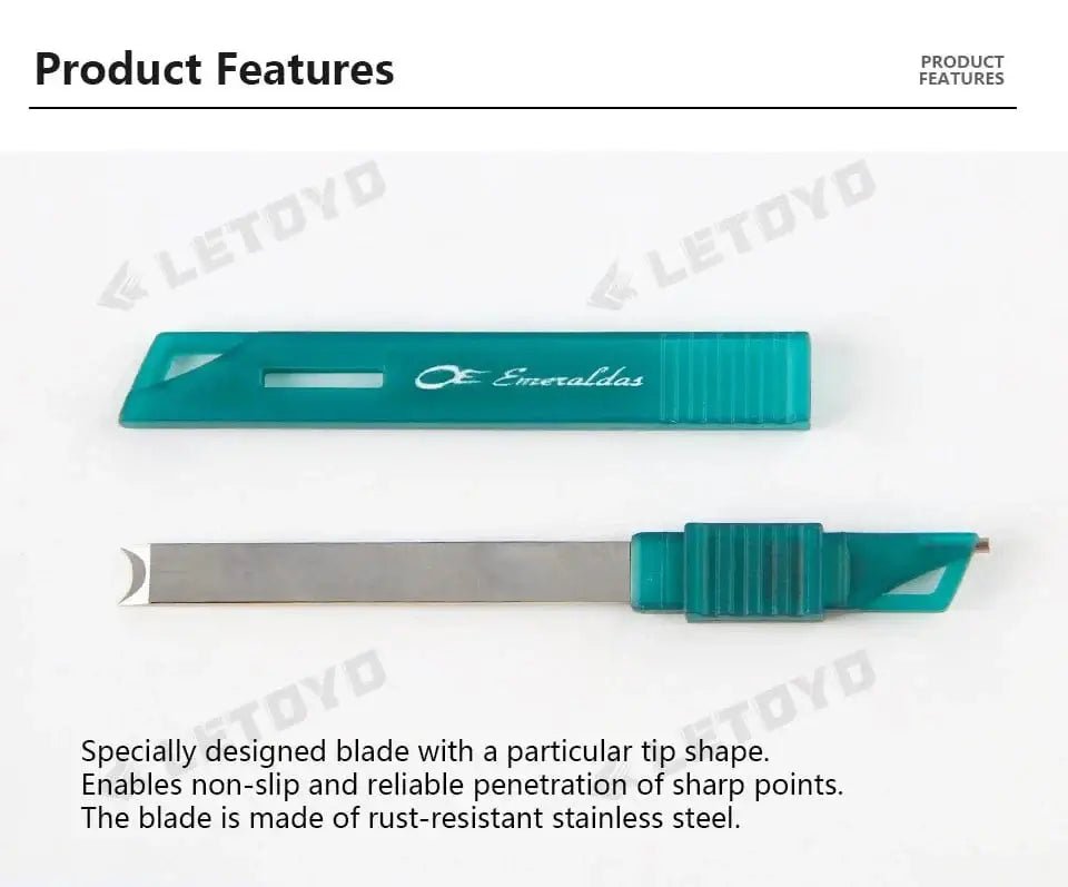 China China LETOYO Squid Nerve Cord Cut Fishing Tools Correct squid jig hook Stainless Steel Squid Knife for Webfoot Octopus Cuttlefish