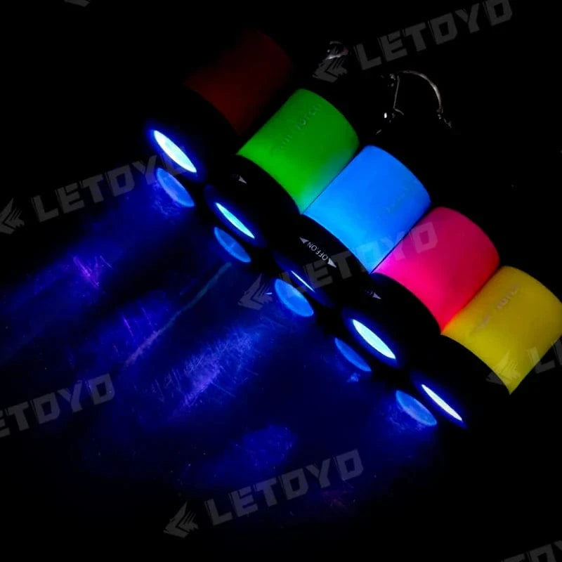 China China LETOYO UV USB Flashlights Led Mini Light Portable Rechargeable Waterproof Flashlight for squid jig Sea fishing accessories