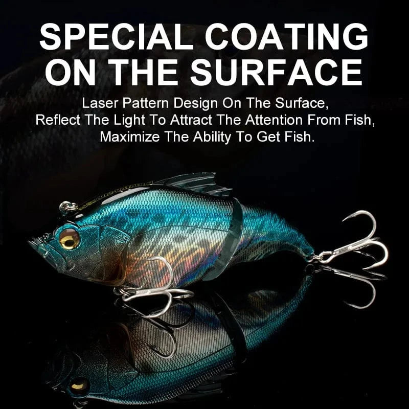 China China LEYDUN New Vibration Fishing Lures Floating 115mm 41g Lipless Good Swimbaits Multi Jointed Saltwater Bass Hard Baits Ice Wobbler