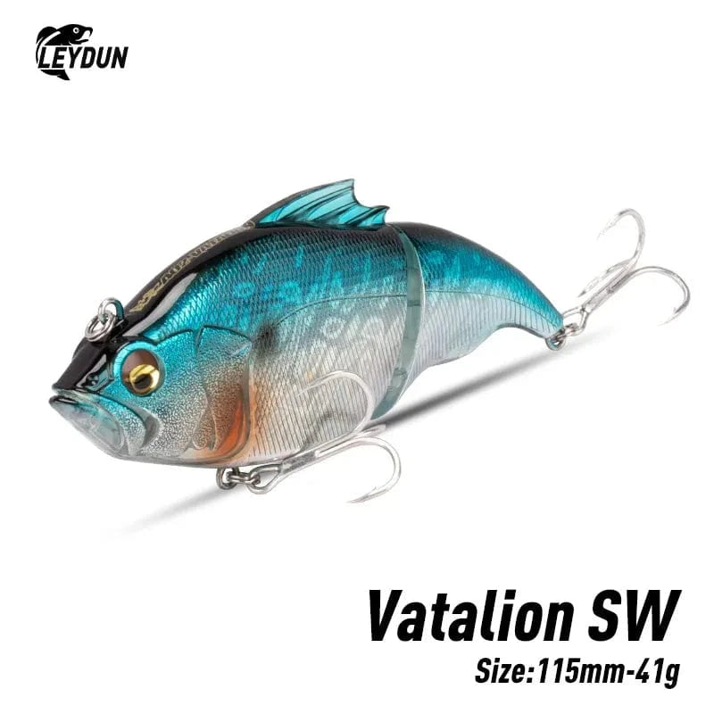 China China LEYDUN New Vibration Fishing Lures Floating 115mm 41g Lipless Good Swimbaits Multi Jointed Saltwater Bass Hard Baits Ice Wobbler