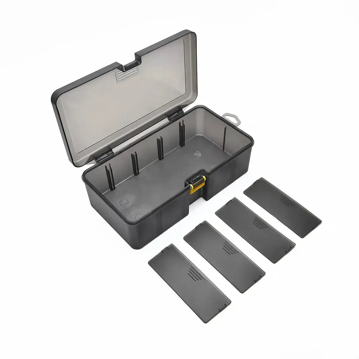 China China Light Grey Fishing Tackle Box Large Capacity Fishing Accessories Tool Storage Box Fish Hook Lure Fake Bait Box Fishing Supplies