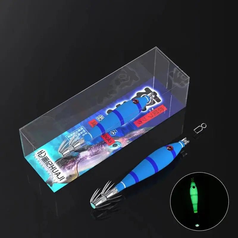 China China Luminous Floating Squid Jig Eging Fishing Squid Lure Artificial Bait for Fishing Squid Octopus Luminous Cuttlefish Hard Bait Jig
