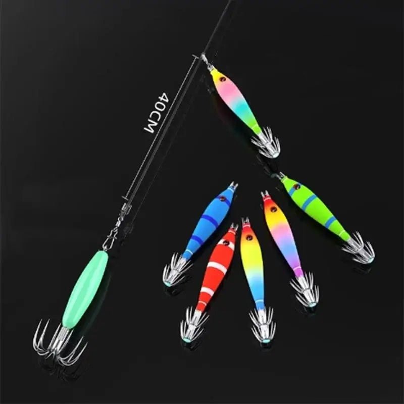 China China Luminous Floating Squid Jig Eging Fishing Squid Lure Artificial Bait for Fishing Squid Octopus Luminous Cuttlefish Hard Bait Jig