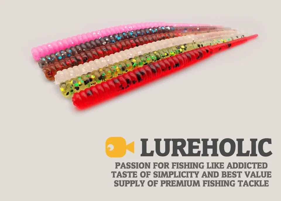 China China LUREHOLIC 0-2.5” Free Cut Aji Fishing ROCK ADDER Fineese Lure Fishing Soft Lure Needle Tail Mini