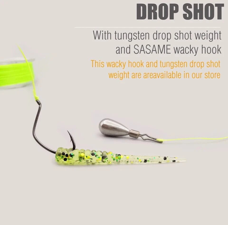 China China LUREHOLIC 0-2.5” Free Cut Aji Fishing ROCK ADDER Fineese Lure Fishing Soft Lure Needle Tail Mini