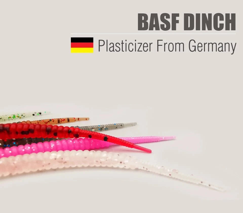 China China LUREHOLIC 0-2.5” Free Cut Aji Fishing ROCK ADDER Fineese Lure Fishing Soft Lure Needle Tail Mini