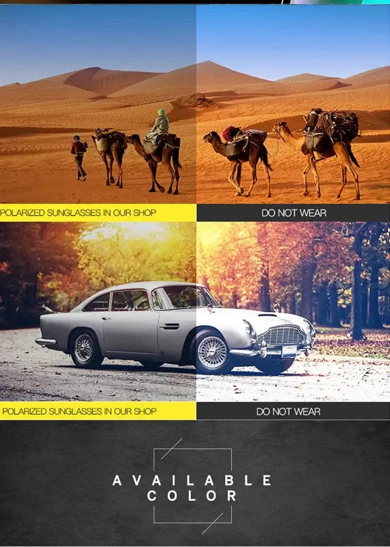 China China Luxury Polarized Fishing Sunglasses  Fishing Classic Sun Glasses Men's Driving Shades Male sunglass Vintage Travel sunglass