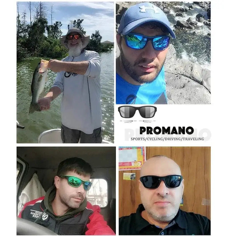 China China Luxury Polarized Fishing Sunglasses  Fishing Classic Sun Glasses Men's Driving Shades Male sunglass Vintage Travel sunglass