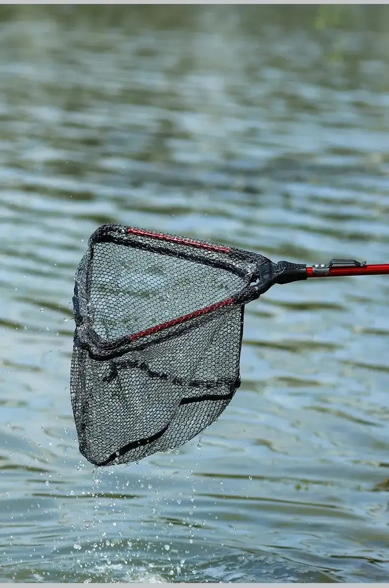 China China Luya folding net portable stream micro coated net boat fishing retractable sea fishing small net