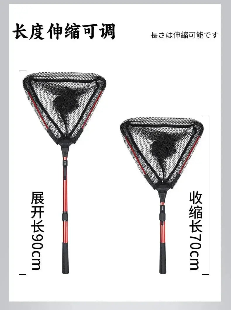 China China Luya folding net portable stream micro coated net boat fishing retractable sea fishing small net