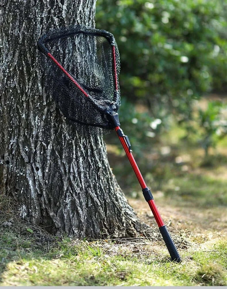 China China Luya folding net portable stream micro coated net boat fishing retractable sea fishing small net